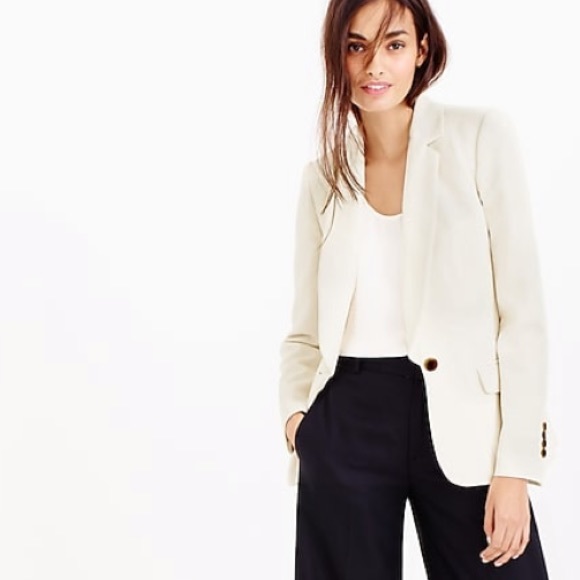 J. Crew Jackets & Blazers - J. Crew Polished Crepe Blazer